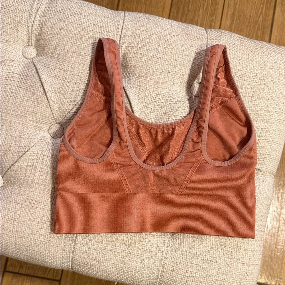 Victoria’s Secret Women's Dusty Pink Bralette Leopard Print Inlay Design M